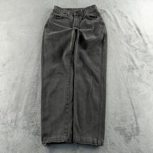 Vintage 90s Wrangler Jeans Fits 26x29 Black Faded Straight Grunge Skate Made USA